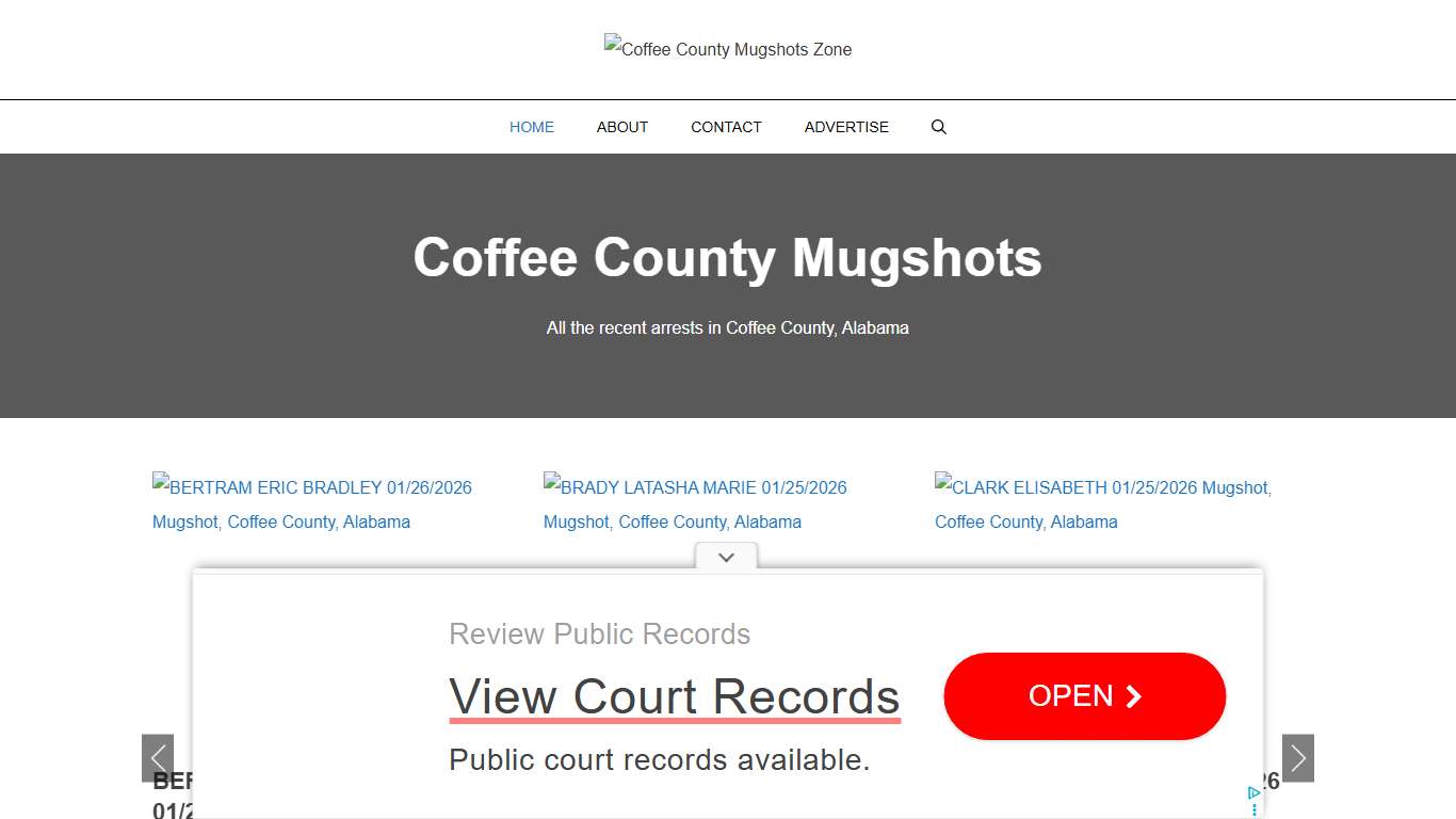 Coffee County Mugshots Zone